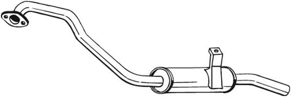 Silencieux arrière (Pot d'échappement) BOSAL ref. 279-417