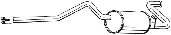 Silenciador trasero BOSAL ref. 280-633