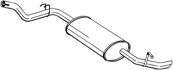Silencieux arrière (Pot d'échappement) BOSAL ref. 281-135
