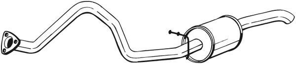 Silenciador trasero BOSAL ref. 284-057