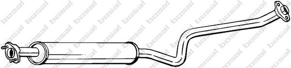 Silenciador del medio BOSAL ref. 284-095