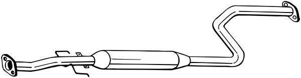 Silencieux central BOSAL 284-667