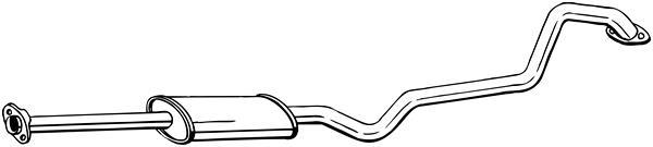 Silencieux central BOSAL 288-093