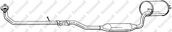Silenciador del medio BOSAL ref. 292-235
