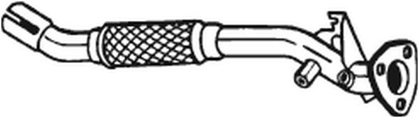 Tuyau d'échappement (Tuyau d'échappement) BOSAL 710-041