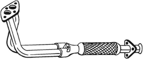 Tuyau d'échappement (Tuyau d'échappement) BOSAL ref. 835-025