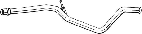 Tuyau d'échappement (Tuyau d'échappement) BOSAL 852-385