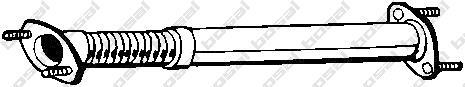 Tuyau d'échappement (Tuyau d'échappement) BOSAL ref. 751-767