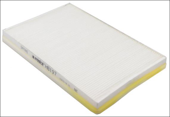 Filtro, aire habitáculo MISFAT FILTRATION ref. HB197