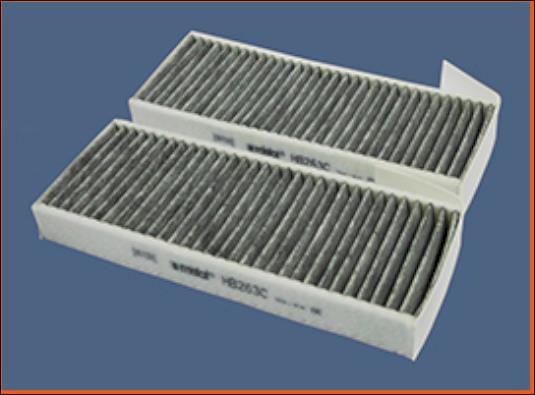 Filtro, aire habitáculo MISFAT FILTRATION ref. HB263C