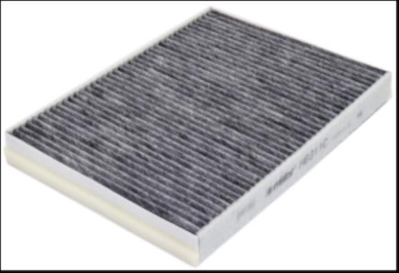 Filtre d'habitacle (Filtre à pollen) MISFAT FILTRATION ref. HB311C