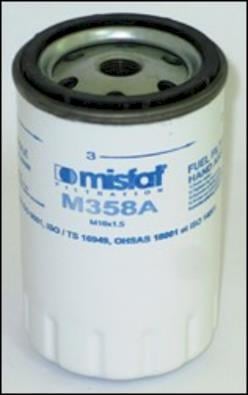 Filtre à carburant (Filtre à gasoil) MISFAT FILTRATION M358A