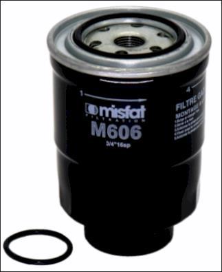 Filtre à carburant (Filtre à gasoil) MISFAT FILTRATION ref. M606