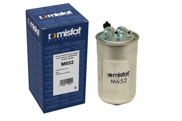 Filtre à carburant (Filtre à gasoil) MISFAT FILTRATION ref. M652