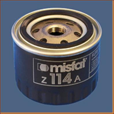 Filtre à huile MISFAT FILTRATION ref. Z114A