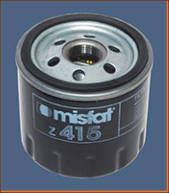 Filtre à huile MISFAT FILTRATION ref. Z415