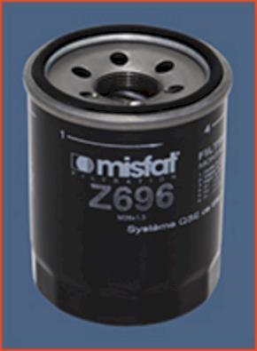 Filtro de aceite MISFAT FILTRATION ref. Z696