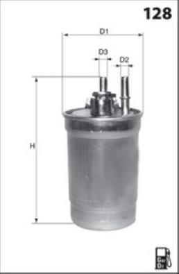 Filtre à carburant (Filtre à gasoil) MISFAT FILTRATION ref. M412