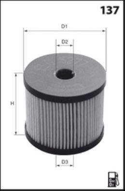 Filtro de combustível MISFAT FILTRATION ref. F101