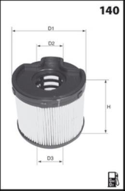Filtro combustible MISFAT FILTRATION ref. F691