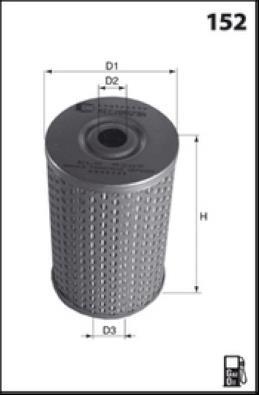 Filtro de combustível MISFAT FILTRATION ref. F652