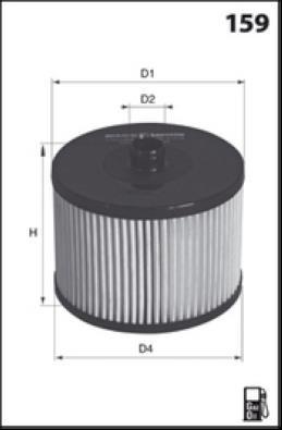 Filtro de combustível MISFAT FILTRATION ref. F181