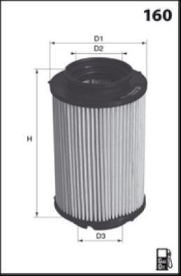 Filtro de combustível MISFAT FILTRATION ref. F107