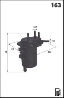 Filtro combustible MISFAT FILTRATION ref. F113A