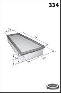 Filtre à air MISFAT FILTRATION ref. P460A