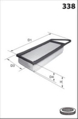 Filtre à air MISFAT FILTRATION ref. P420A