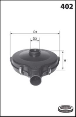 Filtre à air MISFAT FILTRATION ref. R110