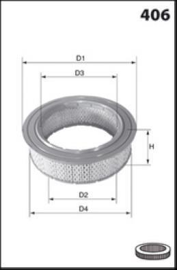 Filtre à air MISFAT FILTRATION ref. RM925