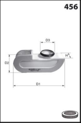Filtre à air MISFAT FILTRATION ref. R575