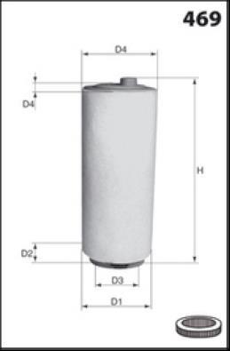 Filtre à air MISFAT FILTRATION ref. R404