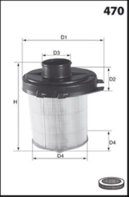 Filtre à air MISFAT FILTRATION ref. R845B