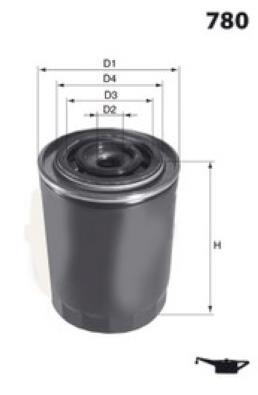 Filtre à huile MISFAT FILTRATION ref. Z314