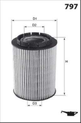 Filtre à huile MISFAT FILTRATION ref. L107