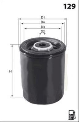 Filtre à carburant (Filtre à gasoil) LUCAS ref. LFDS158