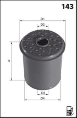 Filtre à carburant (Filtre à gasoil) LUCAS ref. LFDE120