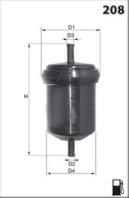 Filtre à carburant (Filtre à gasoil) LUCAS ref. LFPF004