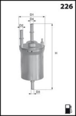 Filtro combustible LUCAS ref. LFPF025