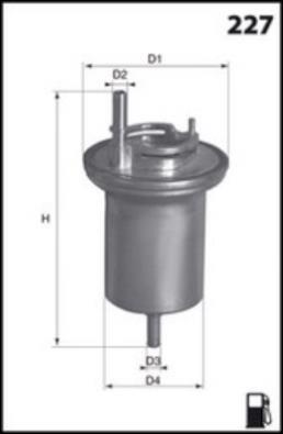 Filtre à carburant (Filtre à gasoil) LUCAS ref. LFPF008