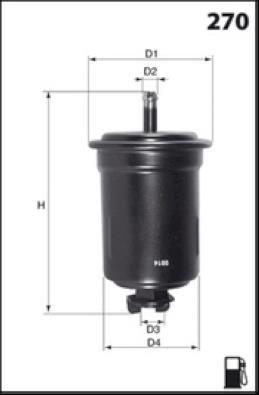Filtre à carburant (Filtre à gasoil) LUCAS ref. LFPF019