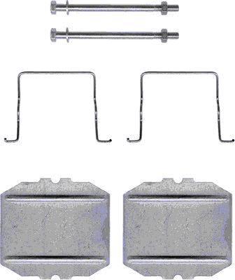Kit d'accessoires, plaquette de frein à disque HELLA PAGID 8DZ 355 202-191