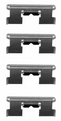 Kit d'accessoires, plaquette de frein à disque HELLA PAGID 8DZ 355 204-861