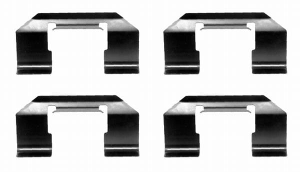 Kit d'accessoires, plaquette de frein à disque HELLA PAGID 8DZ 355 202-491