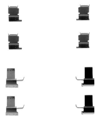 Kit d'accessoires, plaquette de frein à disque HELLA PAGID 8DZ 355 202-871