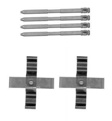 Kit d'accessoires, plaquette de frein à disque HELLA PAGID 8DZ 355 204-281