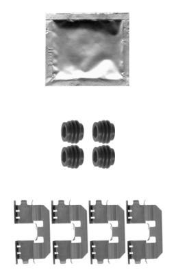 Kit d'accessoires, plaquette de frein à disque HELLA PAGID 8DZ 355 204-331