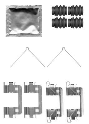 Kit d'accessoires, plaquette de frein à disque HELLA PAGID 8DZ 355 204-341